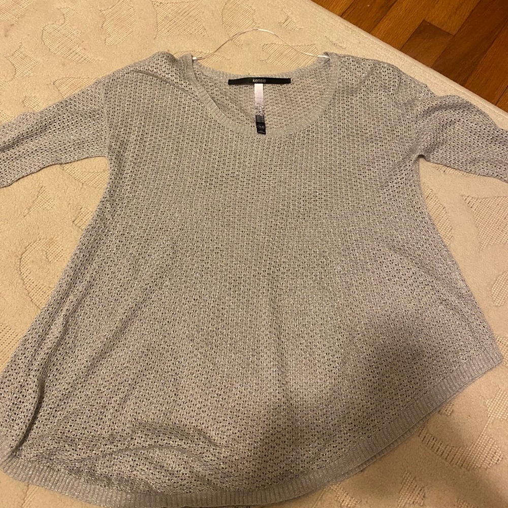 Kensie silver sweater